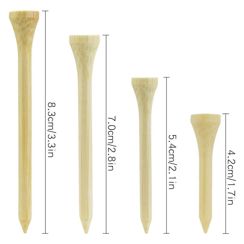 Bamboo Golf Tees: 1,000 pack