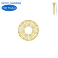Bamboo Golf Tees: 1,000 pack